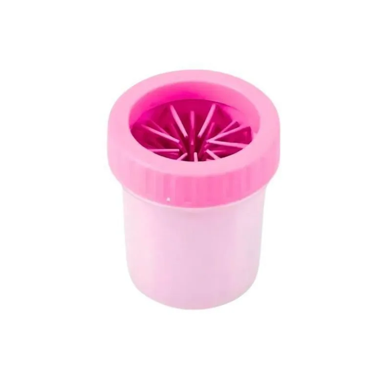 Lava Patas Rosa Para Cachorros De Porte Médios