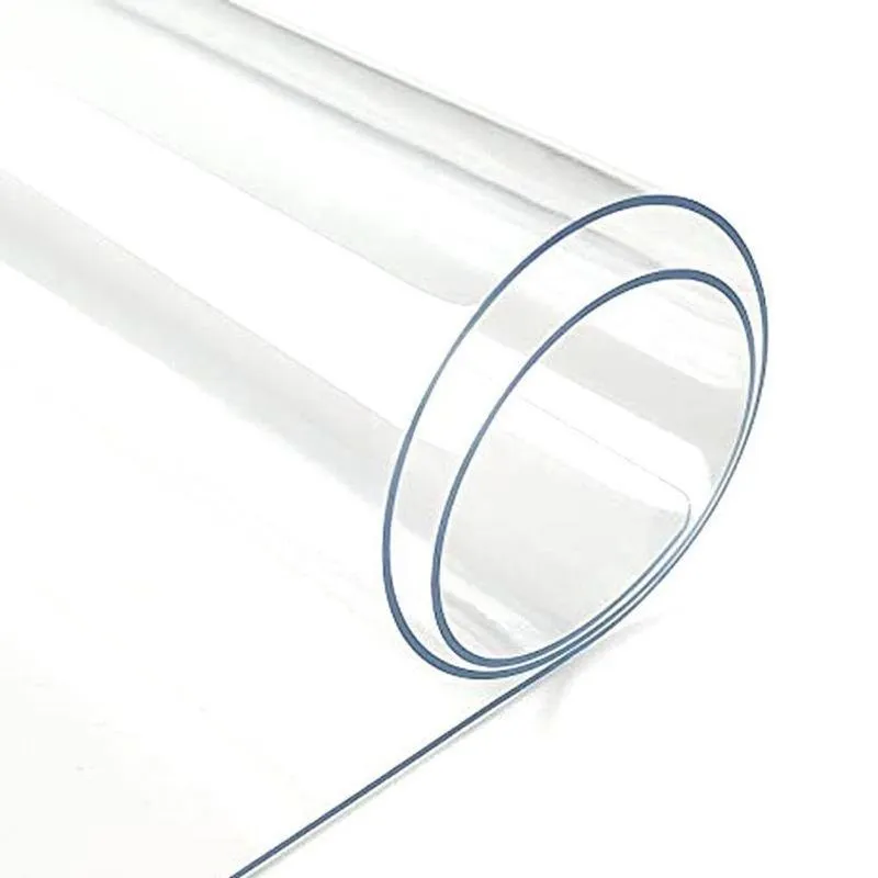 Toalha De Mesa Plástica PVC 140x140cm Transparente Vida Pratika