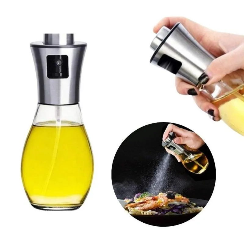 Galheteiro De Vidro Spray Borrifador 200ml Para Molhos E Óleo Transparente Top Rio Comercial