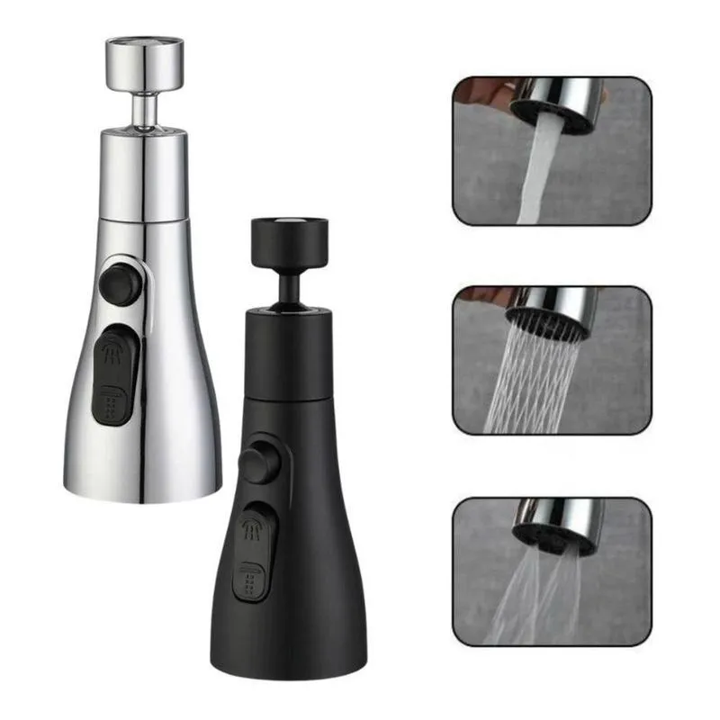 Extensor Para Torneira Extensor Giratório 360 03 Modos De Jato Prata Top Rio Comercial