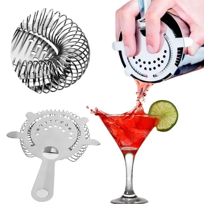 Kit 10 Coador De Drink Gelo Profissional Inox Barman Bebidas
