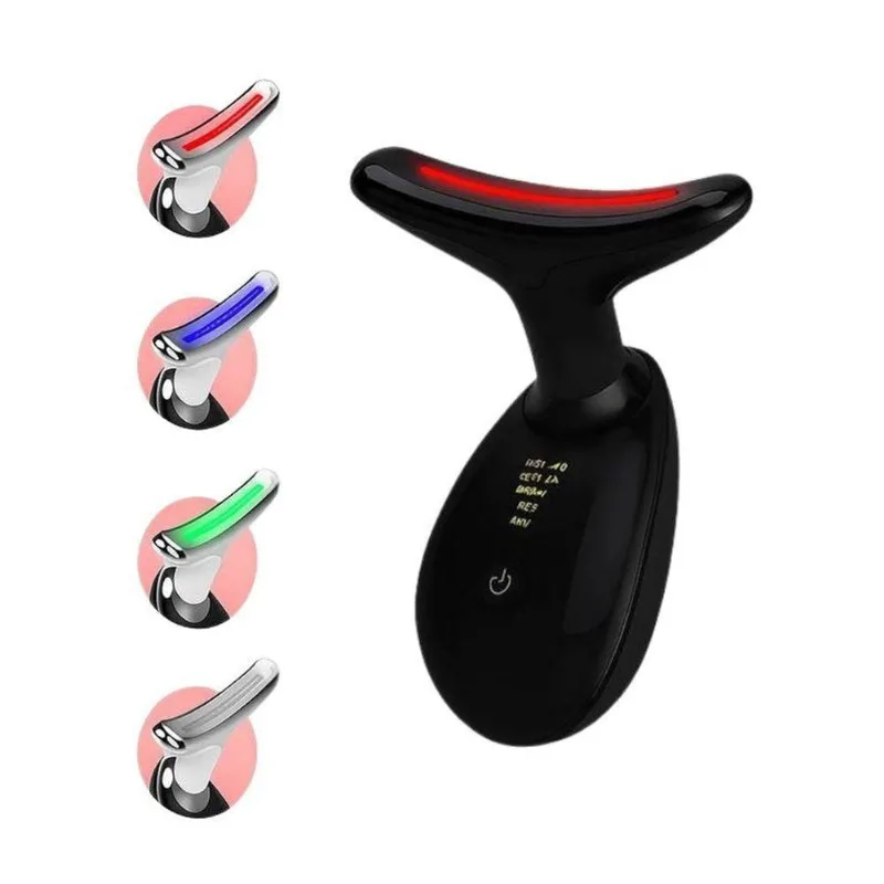 Massageador Facial Led Lift Tratamento com Fototerapia Sonica Vibracao Led Aquecimento Ate 45 graus C