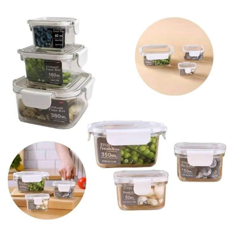 Conjunto com 30 Potes Hermético 50/60/150/160/350/380ml