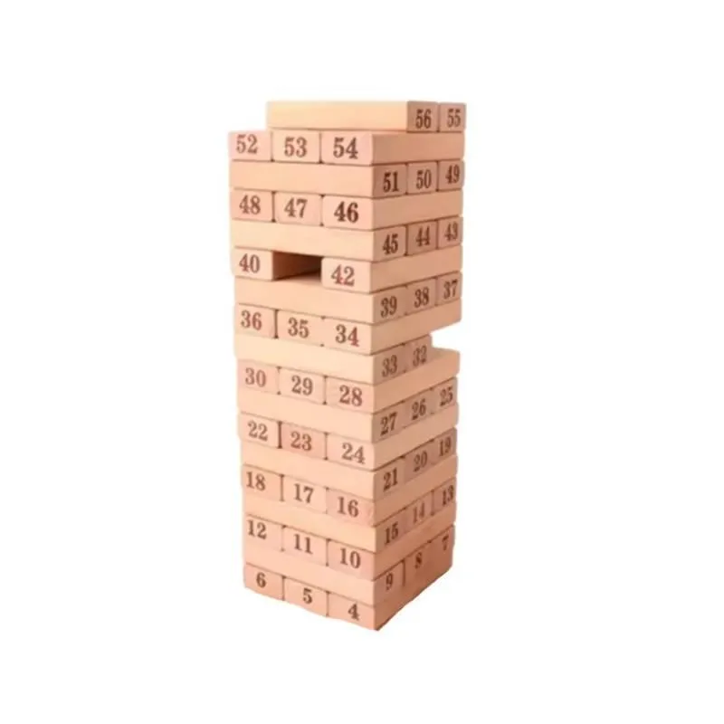 Brinquedo Torre De Equilíbrio Em Madeira Diversão Em Família