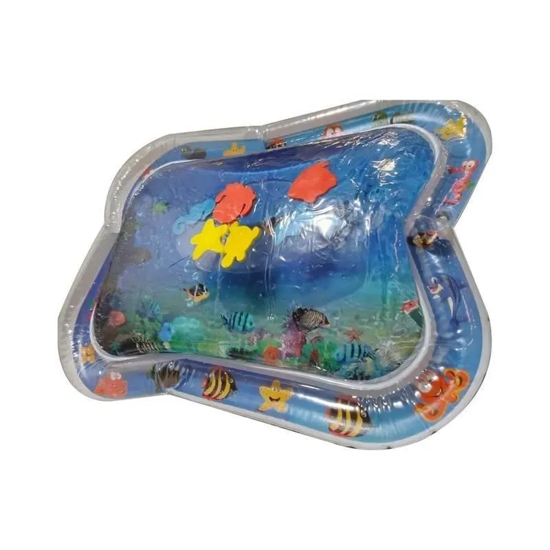 Tapete Inflável Infantil Sensorial Temático Fundo Do Mar