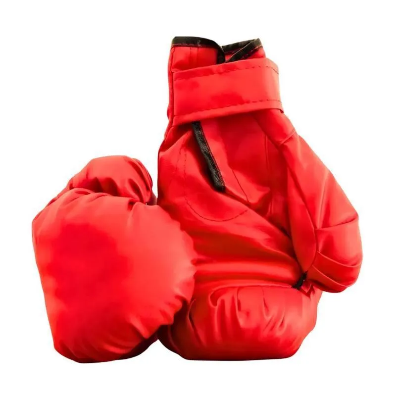Luvas De Boxe Equipamento Proteção Para Treinamento Vermelha