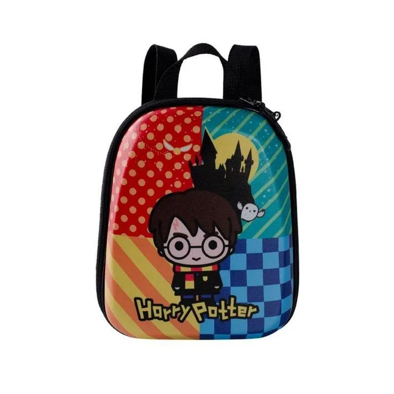 Mochila Escolar Infantil Max Toy Harry Potter EVA e Poliéster