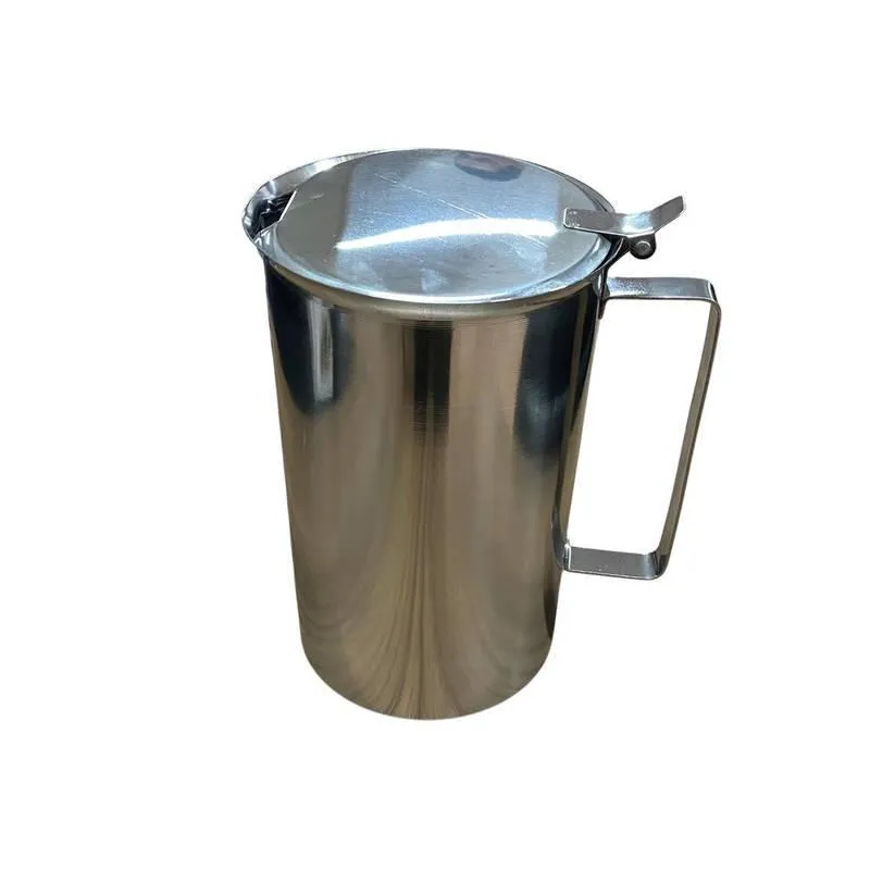 Jarra 2 Litros Em Aço Inox Com Bico E Tampa Fast Open