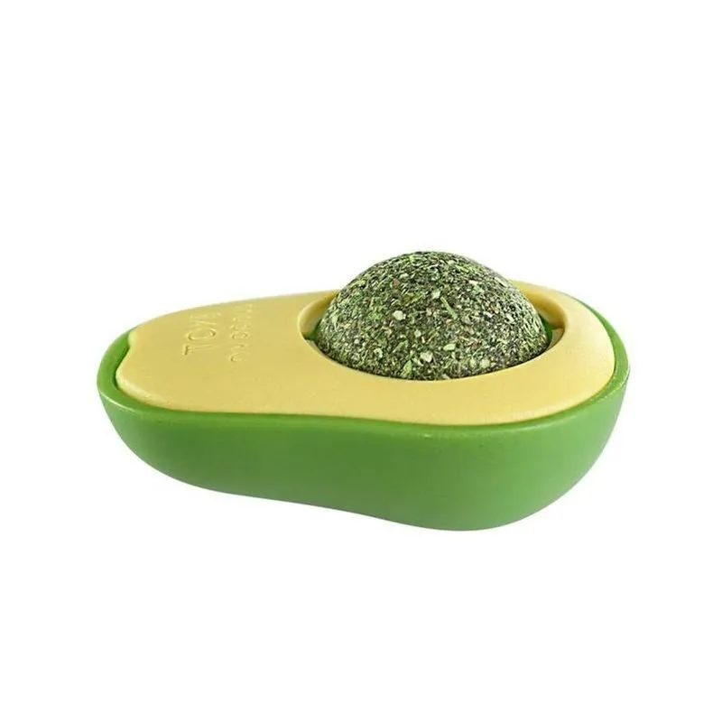 Kit Brinquedo Interativo Para Gatos Com Catnip Abacate Catnip Abacate Brinquedo Interativo 03