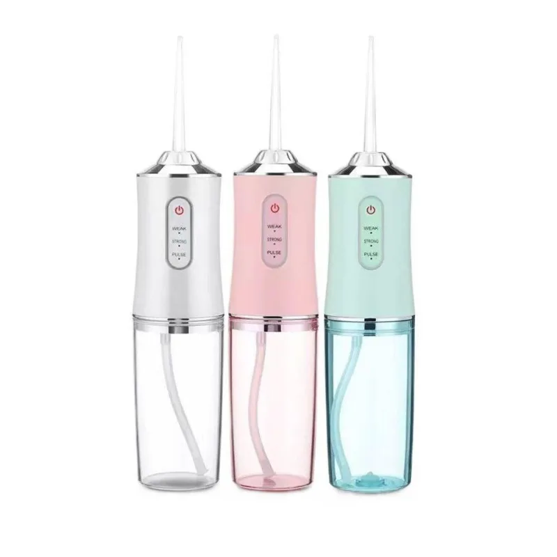 Kit 02 Irrigadores Bucal Utimix Water Pick Oral Recarregável Elétrico Usb 220ML