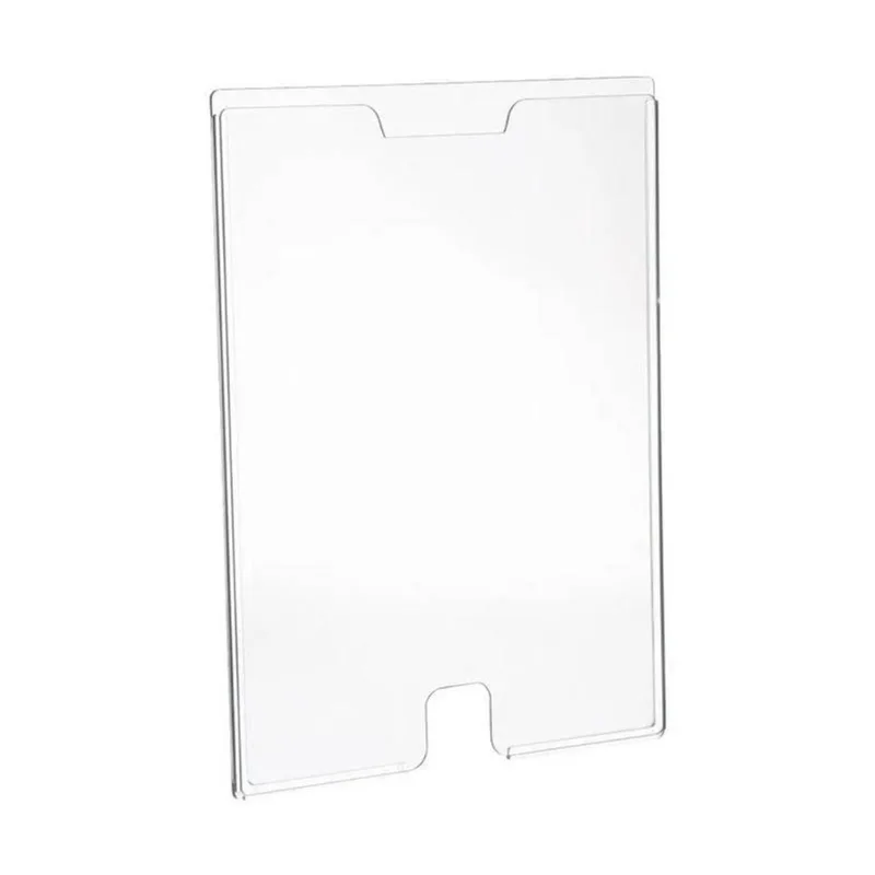 Display Maxcril A4 Adesivado Porta Documentos E Avisos Com Fita Dupla Face Transparente
