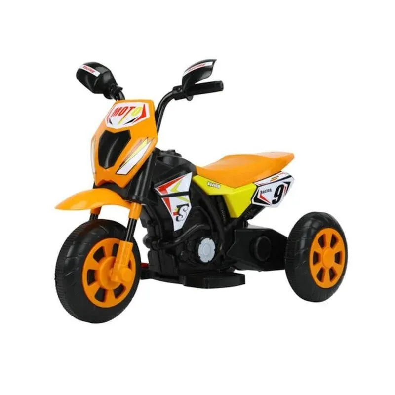 Moto Elétrica Infantil Cross 380w Com Led Laranja Unitoys