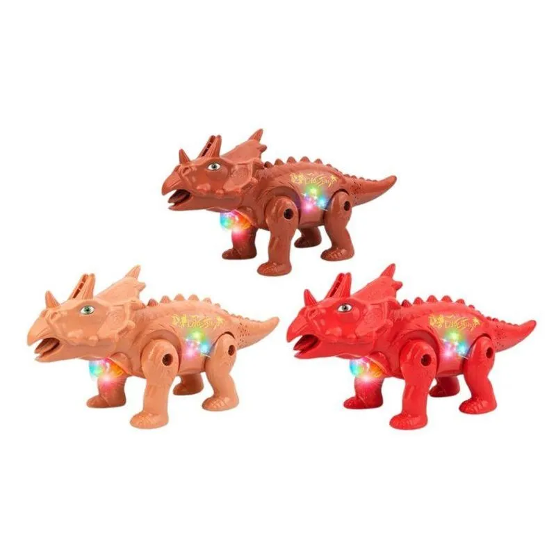 Brinquedo Dinossauro Com Luz E Movimento Dinoluminoso Com Luzes E Som Dute Brasil