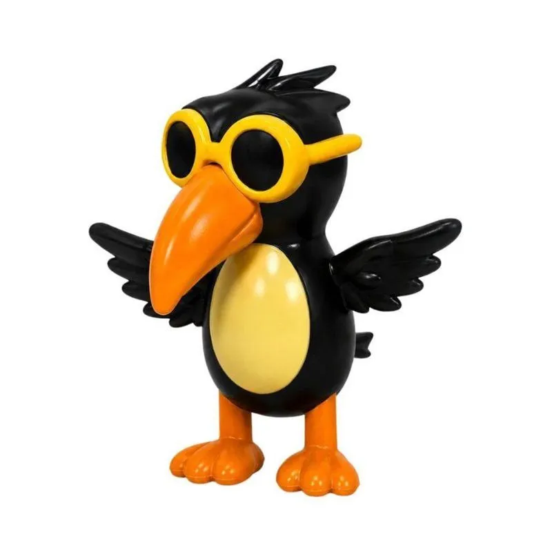 Boneco Colecionável Brainrot Frulli Frullà Tucano Articulado Com Cores Vibrantes