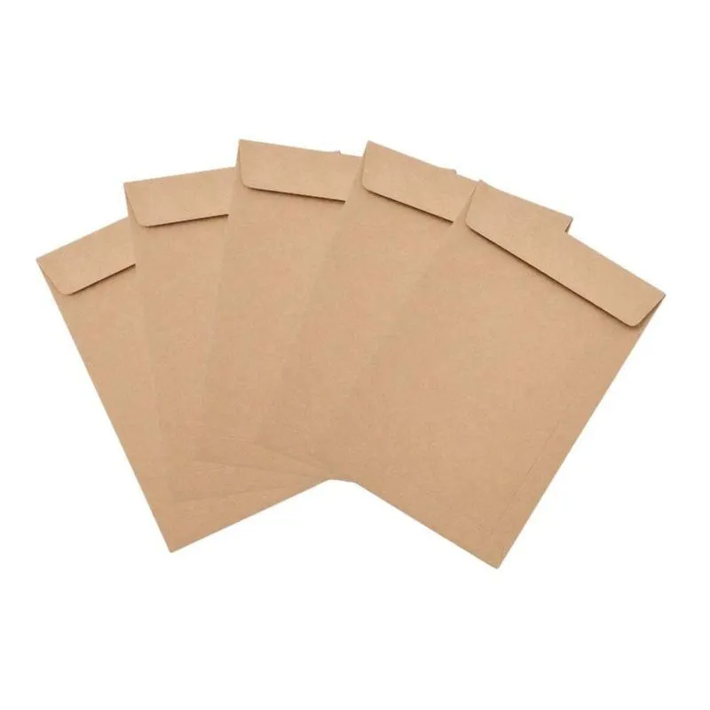 Envelope De Papel Kraft Pardo Resistente Para Envio E Armazenamento De Documentos Kit Com 500