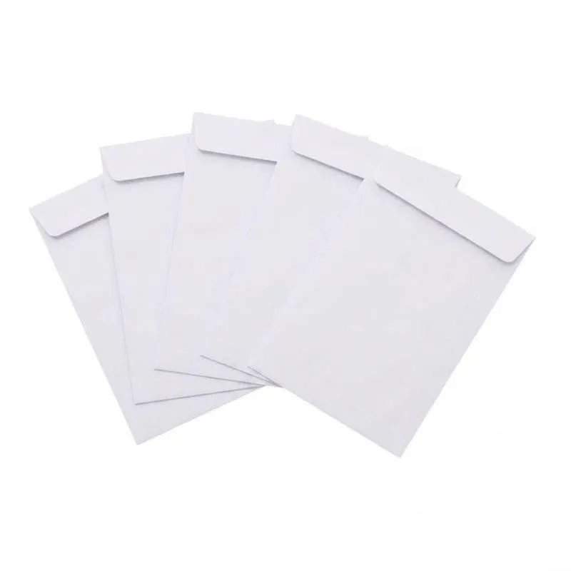 Envelope De Papel Com Aba Caixa Com 500 Envelopes De Papel Com Aba 17cm X 26cm Branco