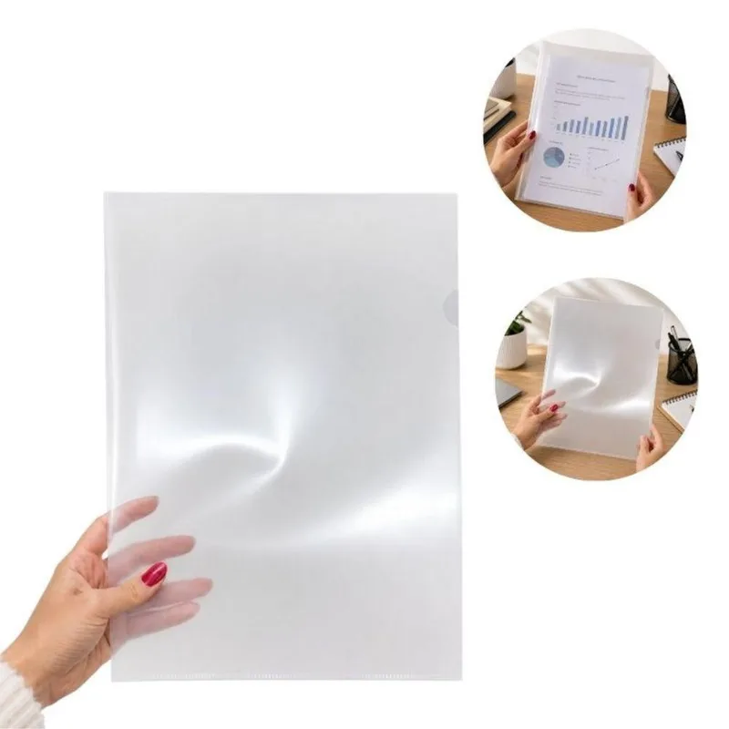 Pastas Para Arquivo Dello Kit Com 10 Polipropileno 22,5cm 33,5cm Transparente