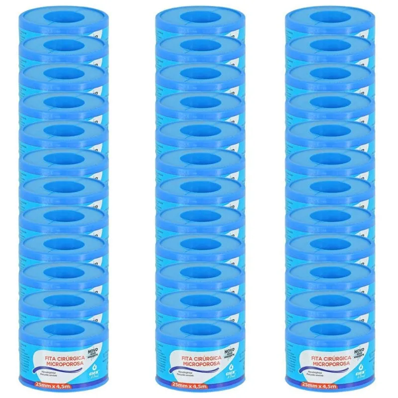 Fita Microporosa 25X4.5 Kit Com 36 Unidades Fita Microporosa 25X4.5 Kit Com 36 Unidades