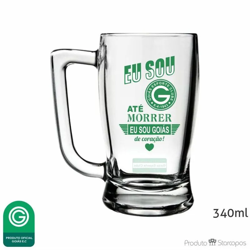 Caneca Chopp Eu sou Goias 340ml
