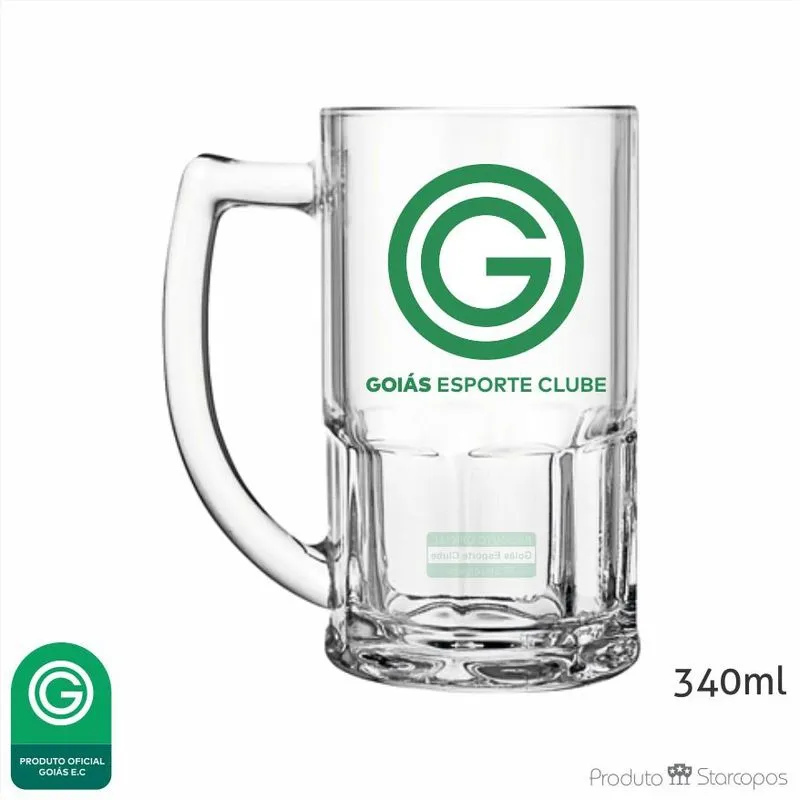Caneca Chopp Escudo Goias 340ml