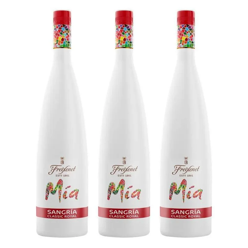 Kit 03 Unidades Sangría Freixenet Mía Classic Royal 750ml
