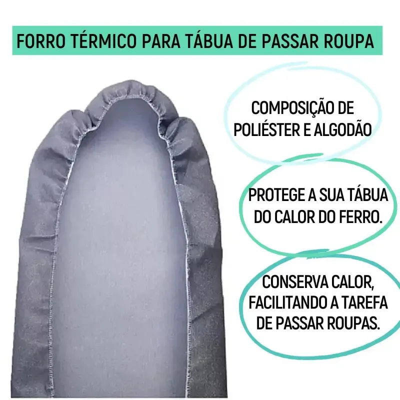 Forro Térmico Liso De Passar Roupa Para Tábua Aluminizado - Mafua Info