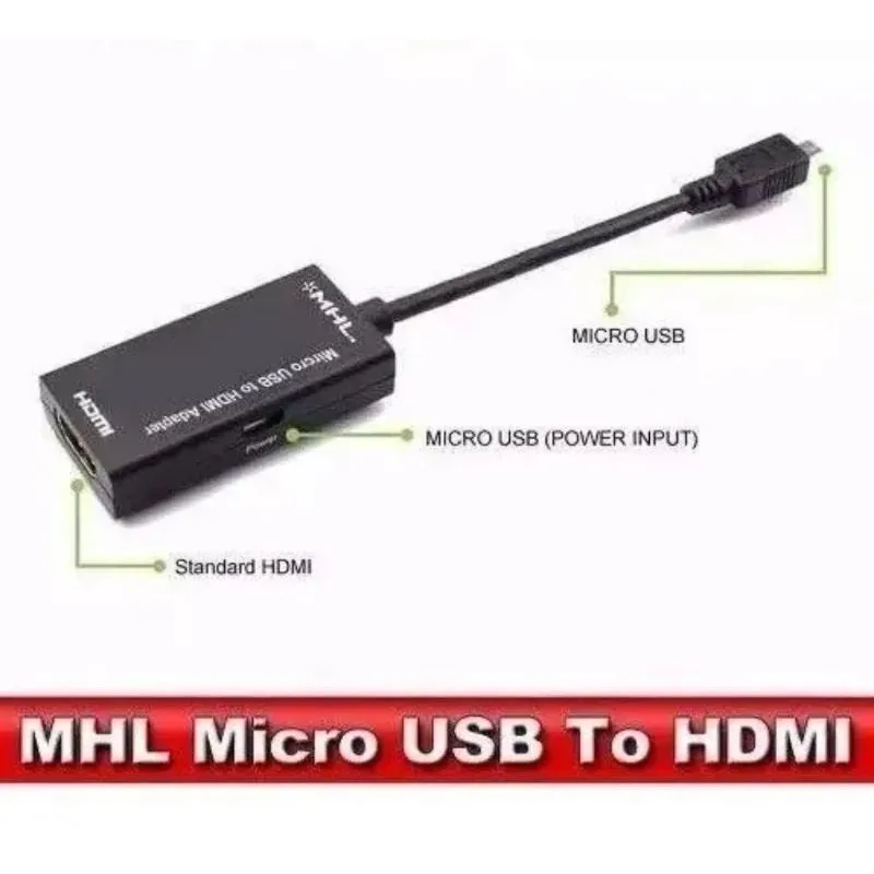 Cabo Adaptador V8 Micro Usb Para Hdmi Mhl Espelhamento Tv - Mafua Info