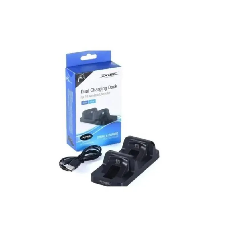 Dual Charging Usb Dockststion Para Controle Ps4 Silm E Pro