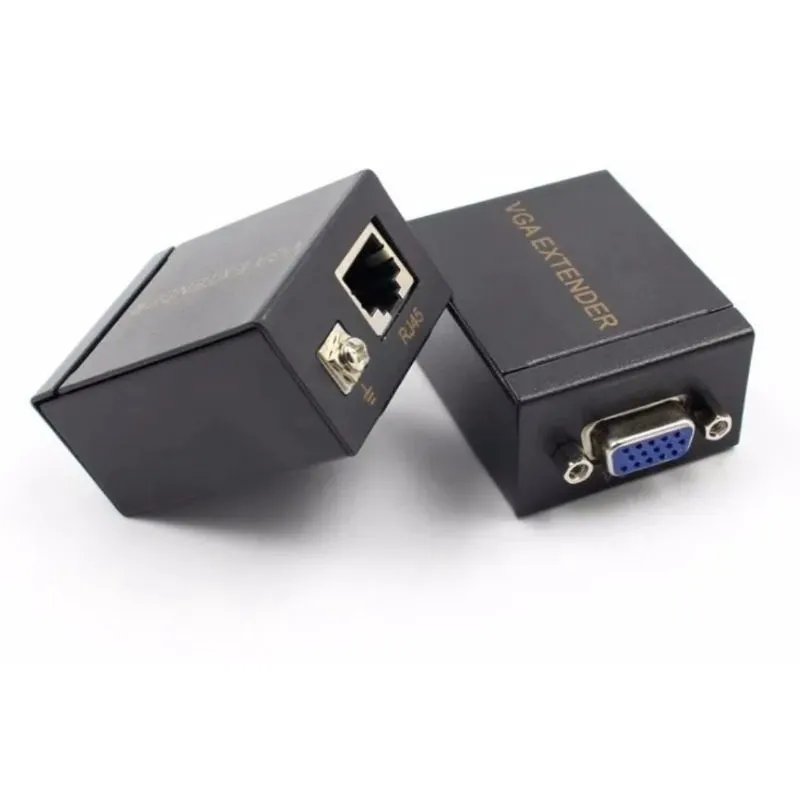 Adaptador Extensor Vga Video Via Cabo Rede Rj45 60m 1080p - Mafua Info