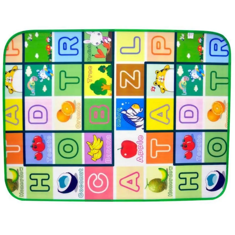 Tapete De Atividades Bebe Alfabeto 1,20x90cm Colchoado