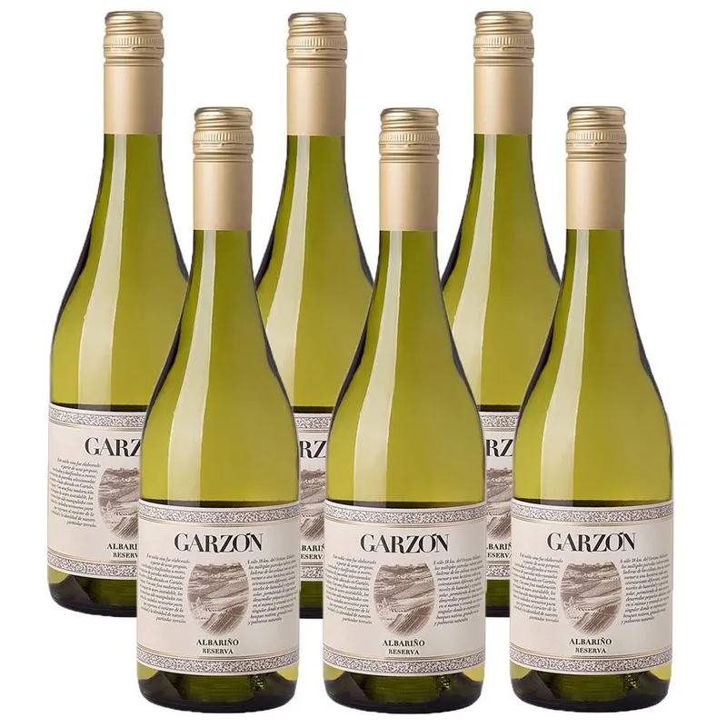 Kit 06 Unidades Vinho Garzón Reserva Albariño 750ml