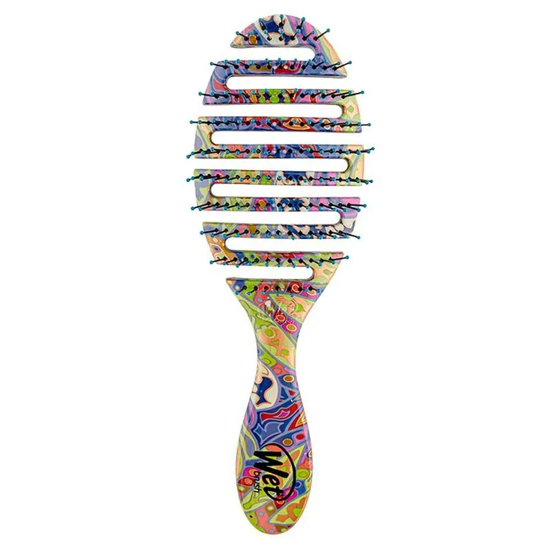 Escova de Cabelo WetBrush Flex Dry Azul Moroccan Collection 1un