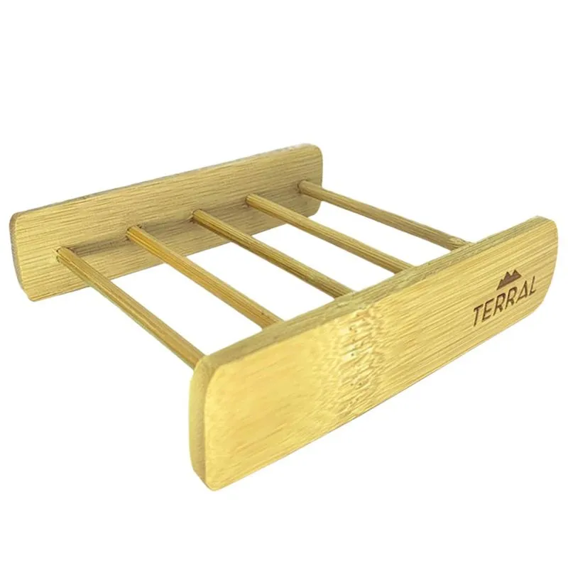 Saboneteira de Bambu Terral Natural 1 Un