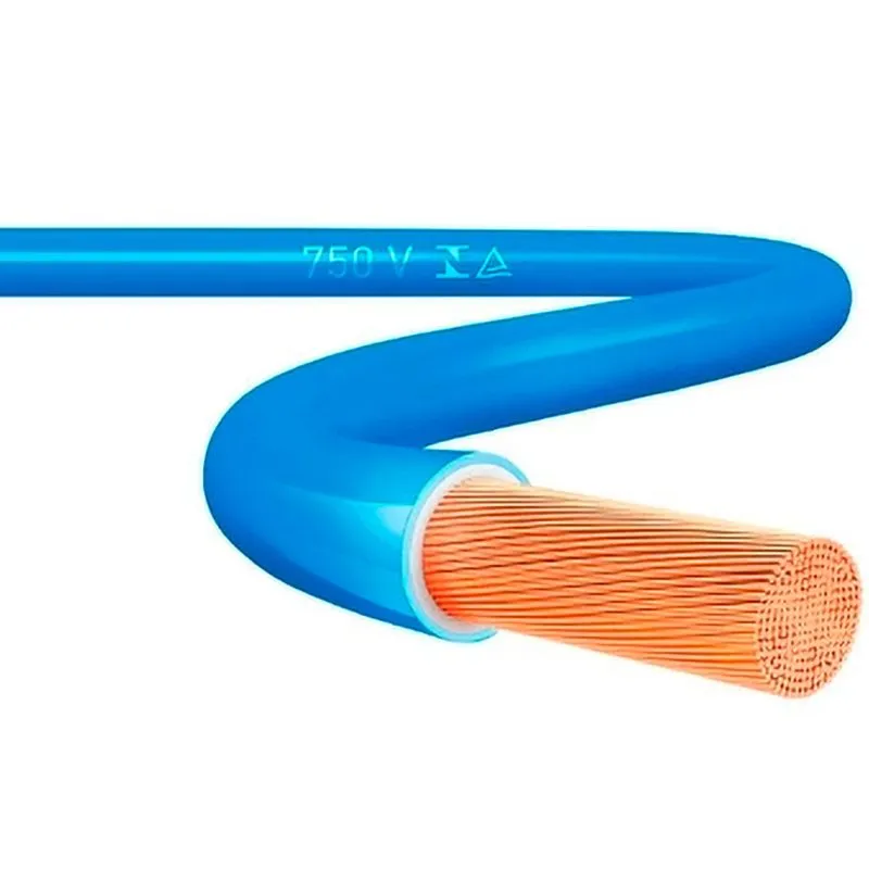Cabo Elétrico 2,5mm 100 Metros Top Cables Azul (MP)