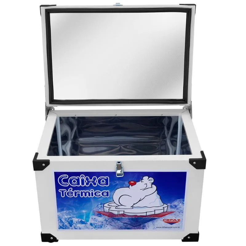Caixa Térmica 35 Litros Cefaz Inox Com Válvula De Escoamento Cti-35