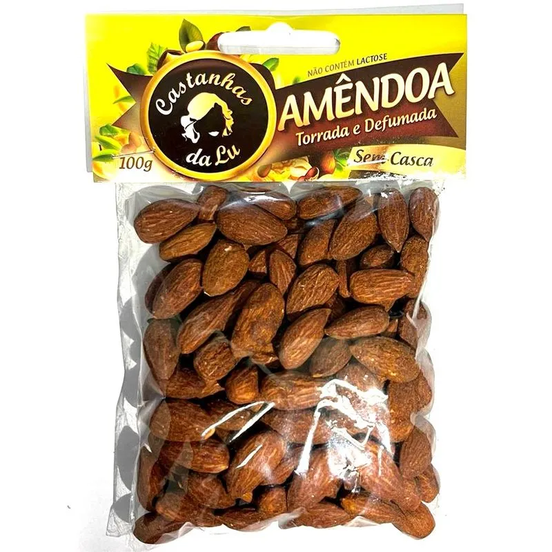 Amêndoa Torrada e Defumada Castanhas da Lu 100g
