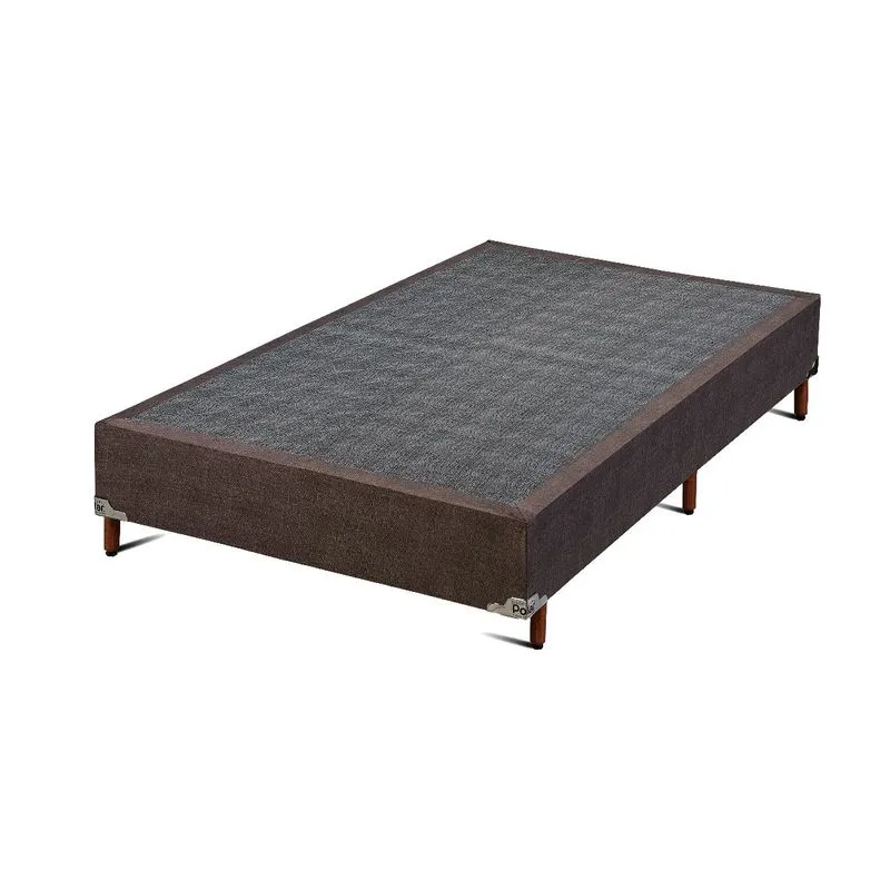 Box Sommier Casal Rip Sporting 138X188X38 cm Polar Marrom