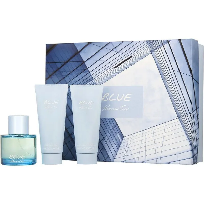 Perfume Masculino Kenneth Cole Blue Edt Pós Barba&amp;hair And Sabonte Liq. 100 Ml