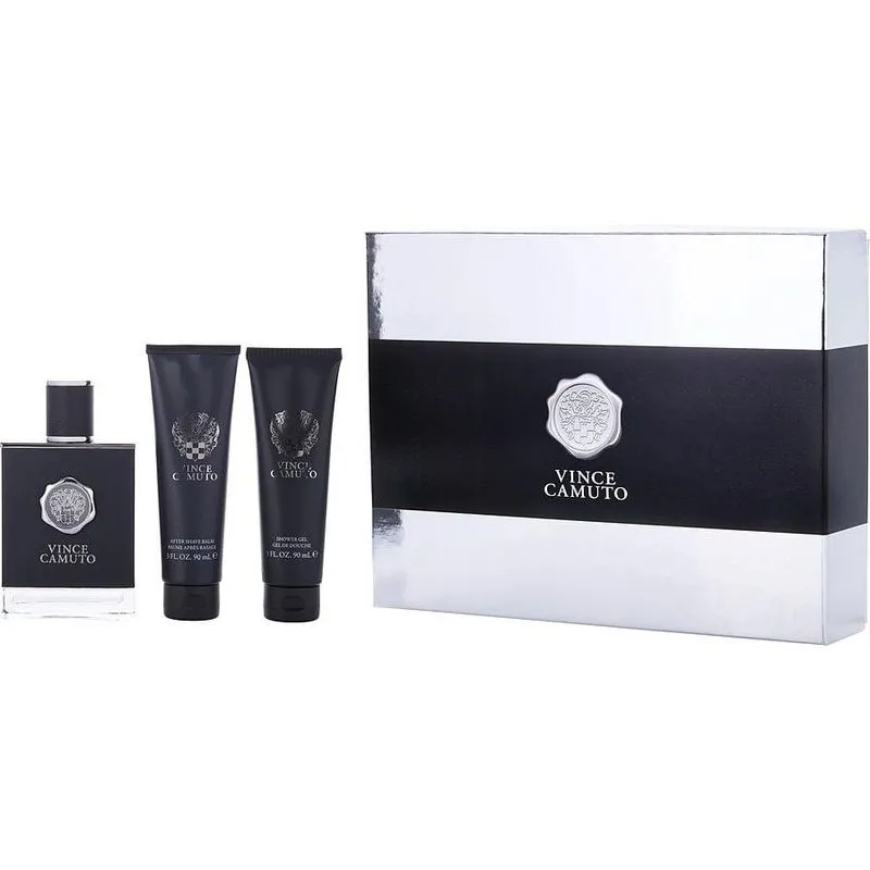 Perfume Masculino Vince Camuto Man Edt Spray 100 Ml&Pós-Barba Balm 90 Gel De Banho