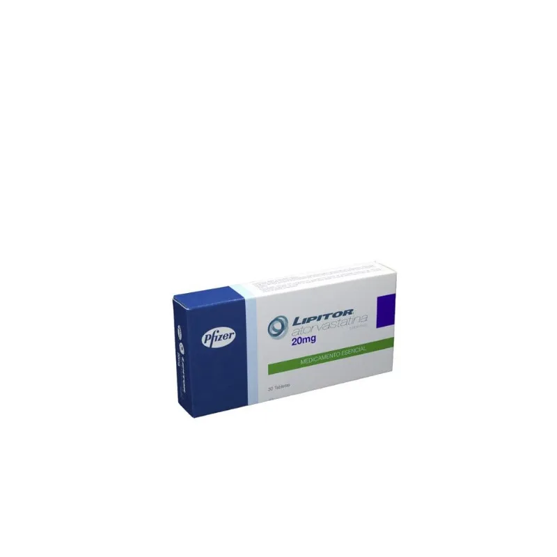 Lipitor 20 Mg Caja con 30 Tabletas