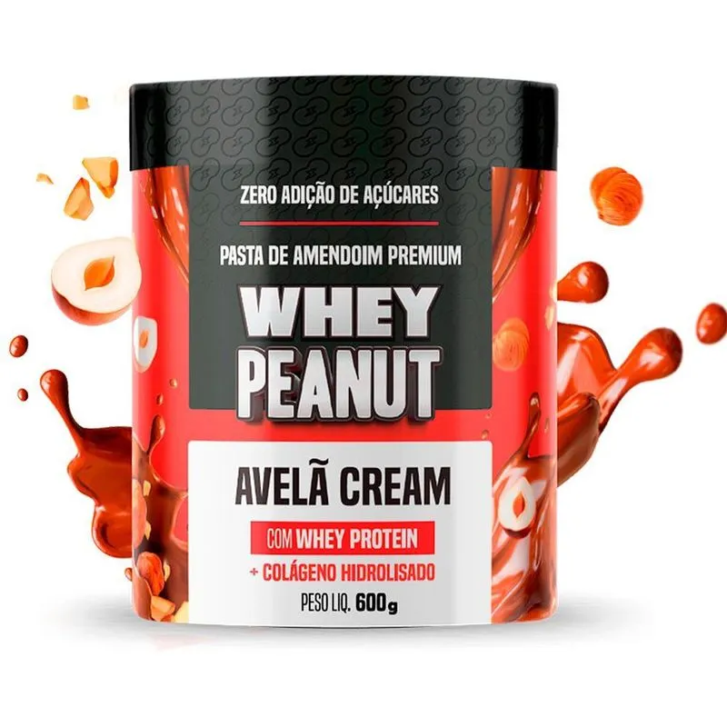 Pasta De Amendoim Premium Avelã Cream 600g - Zero Açúcar