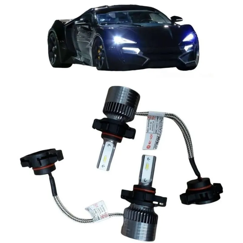Kit Led H16 Compass Cclot Ultra Slim 4000l Super Branco
