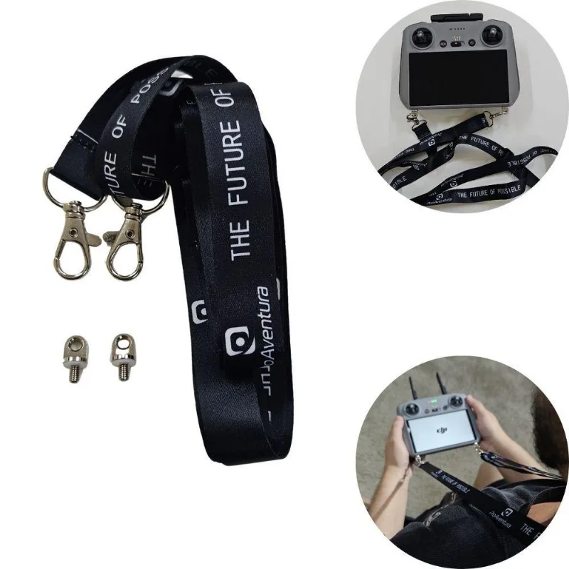 Alça Cordão Proaventura para Controle DJI RC 2 RC Pro Nylon Preto