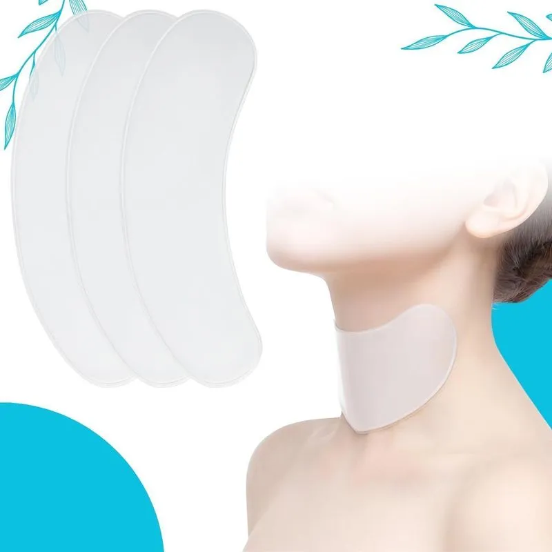 Kit Com 3 Adesivos De Silicone Luxo Reutilizável Anti Rugas