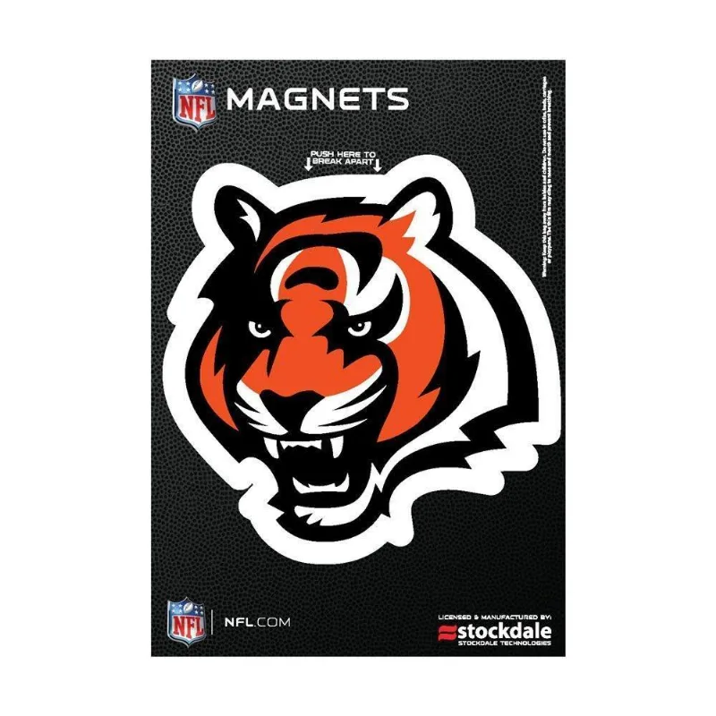Imã Magnético Vinil 7x12cm Cincinnati Bengals Nfl
