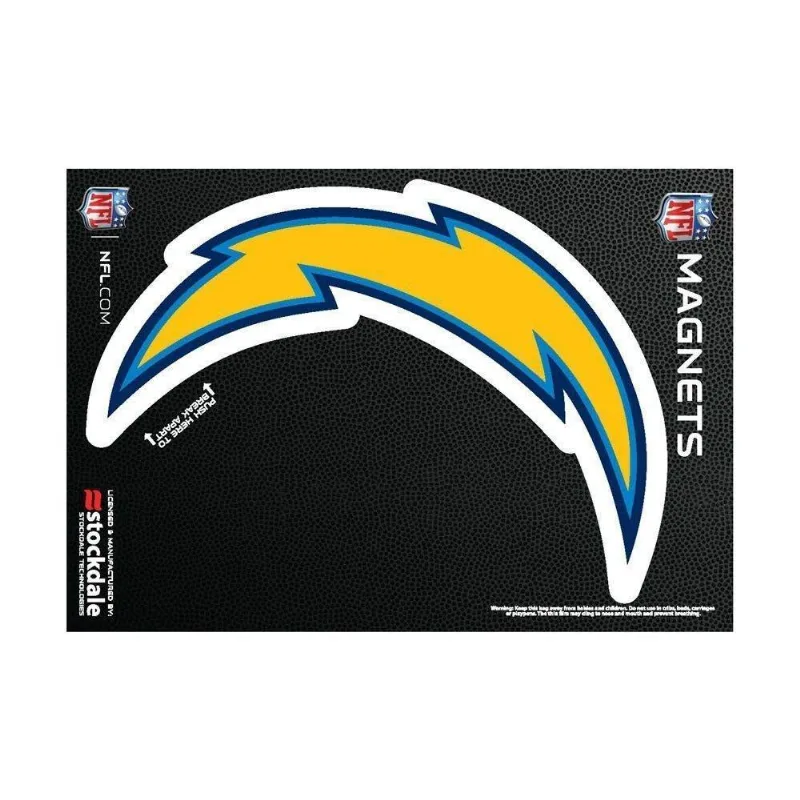 Imã Magnético Vinil 7x12cm Los Angeles Chargers Nfl