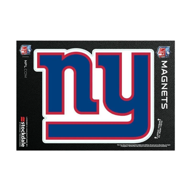 Imã Magnético Vinil 7x12cm New York Giants Nfl