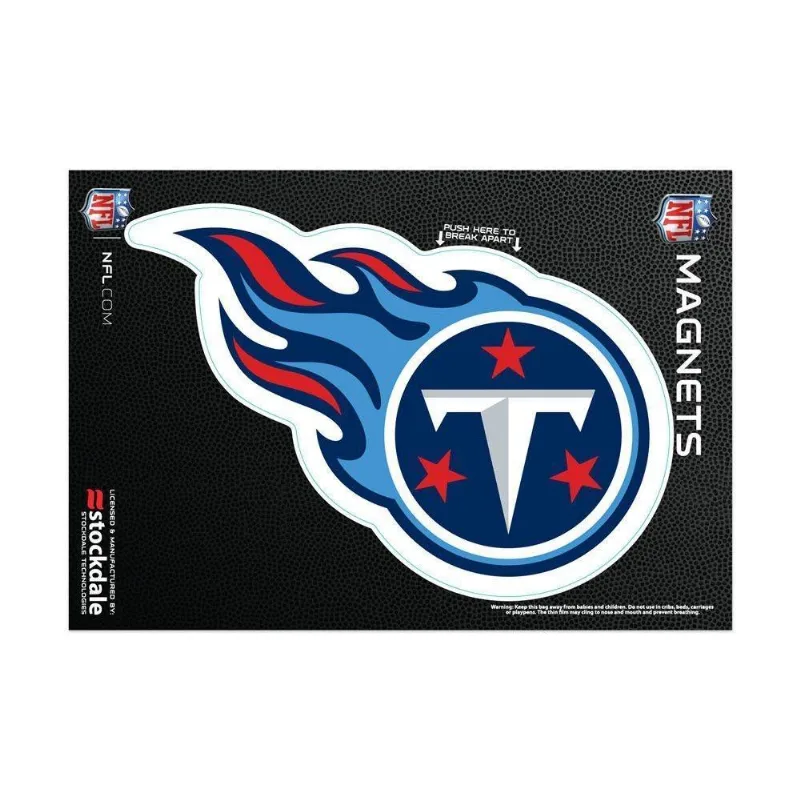 Imã Magnético Vinil 7x12cm Tennessee Titans Nfl