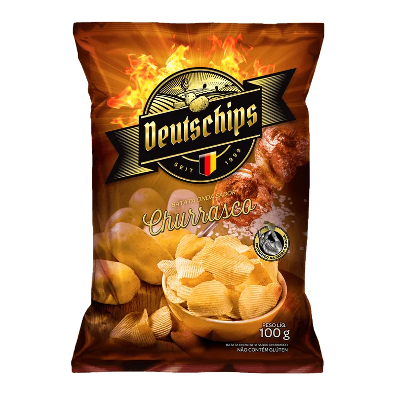 Batata Deutschips Churrasco Ondulada 100g