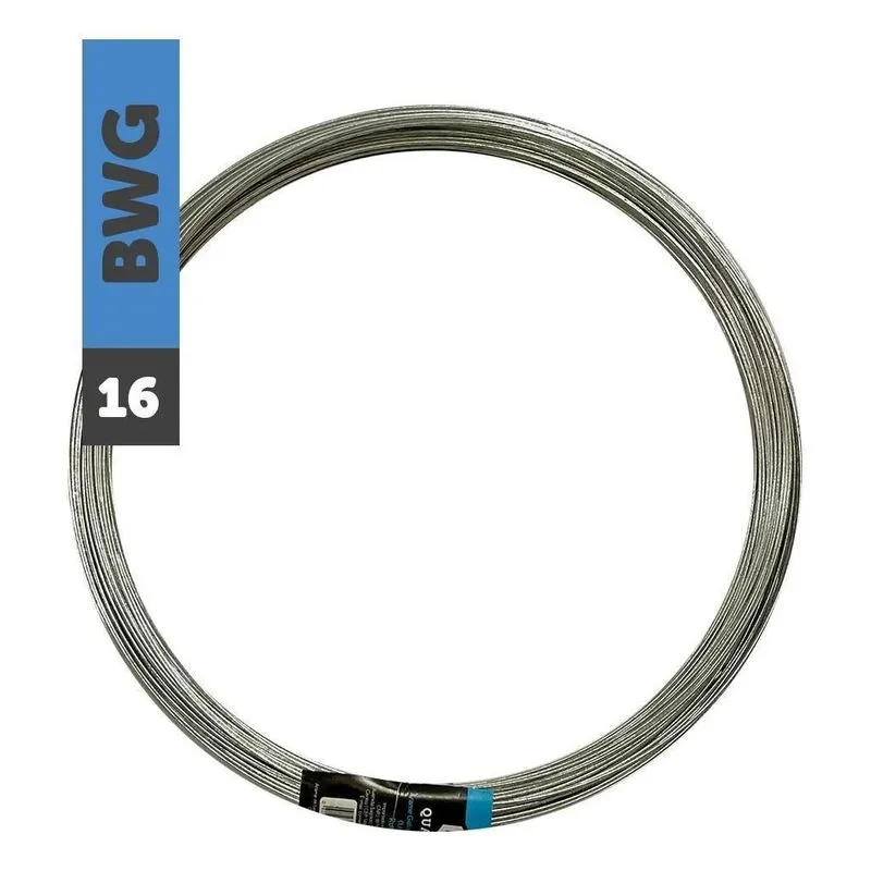 Arame Liso Galvanizado Bwg 16 Fio 1.65mm 1kg 59 Metros